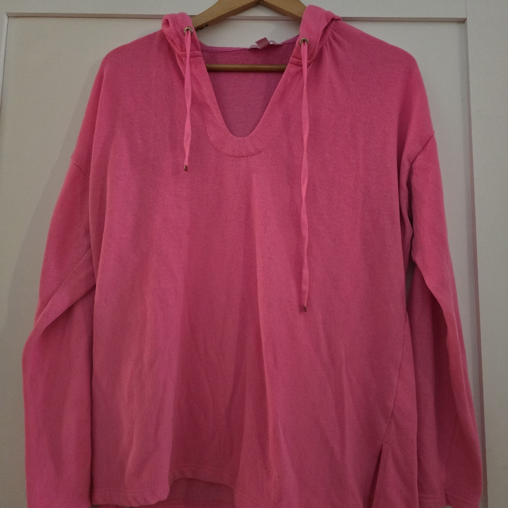 Lilly Pulitzer Bright Pink Hoodie Sweatshirt